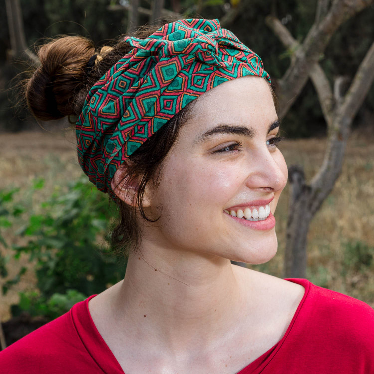 CINTA PELO ALGODÓN ESTAMPADA