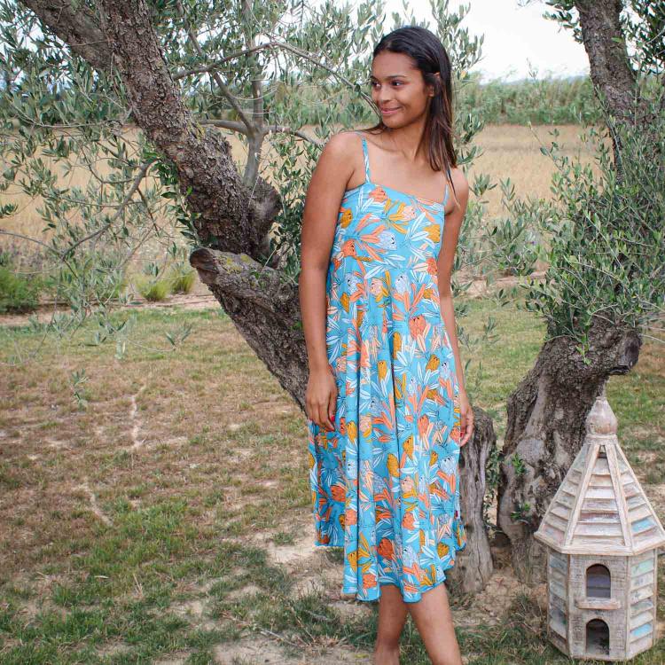 FALDA VESTIDO SANTI tulipa