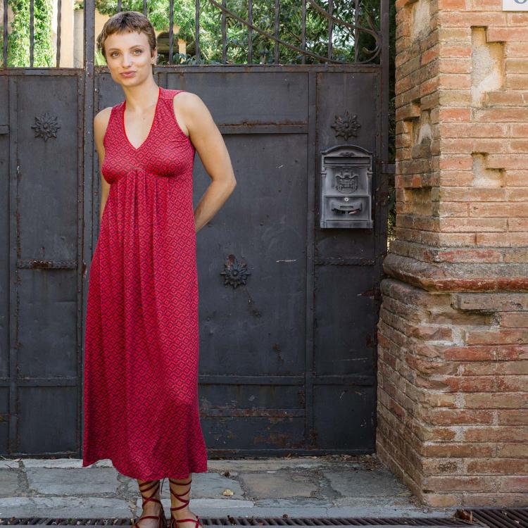 VESTIDO ELINA largo tapy
