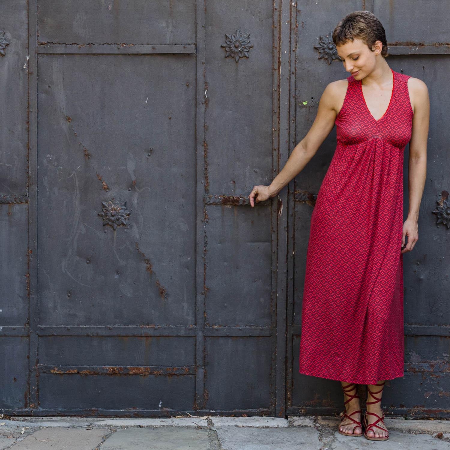 VESTIDO ELINA largo tapy