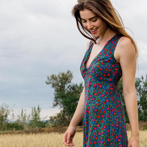 Vestido MIRANDA largo Sandy