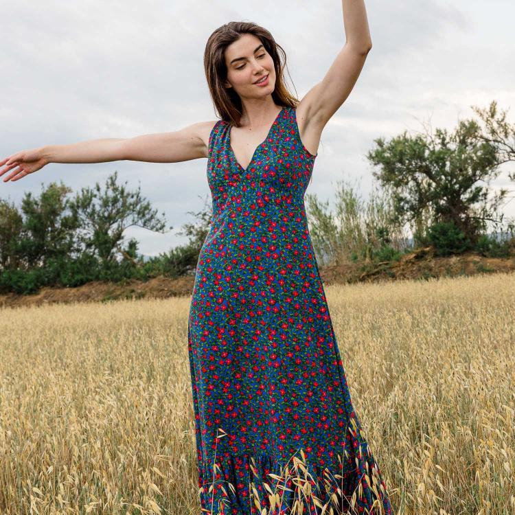 Vestido MIRANDA largo Sandy