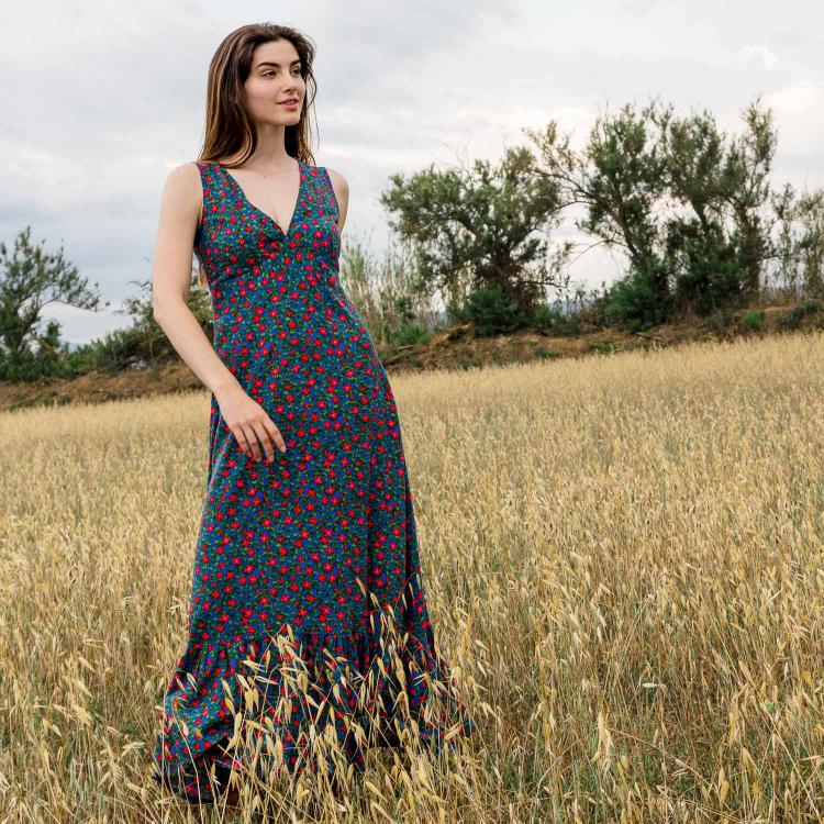 Vestido MIRANDA largo Sandy