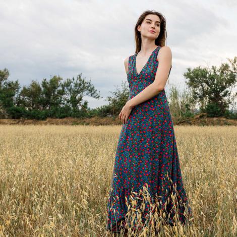 Vestido MIRANDA largo Sandy