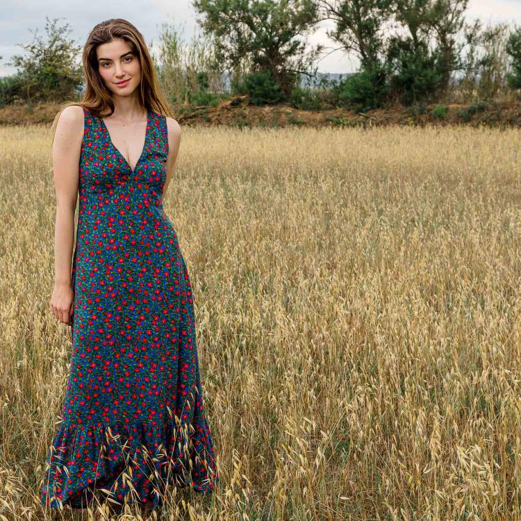Vestido MIRANDA largo Sandy