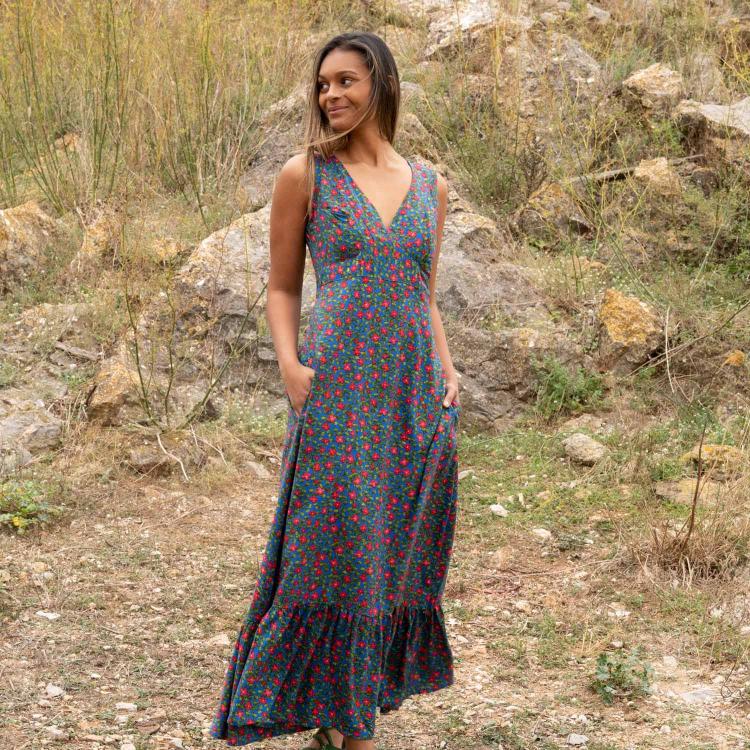 Vestido MIRANDA largo Sandy