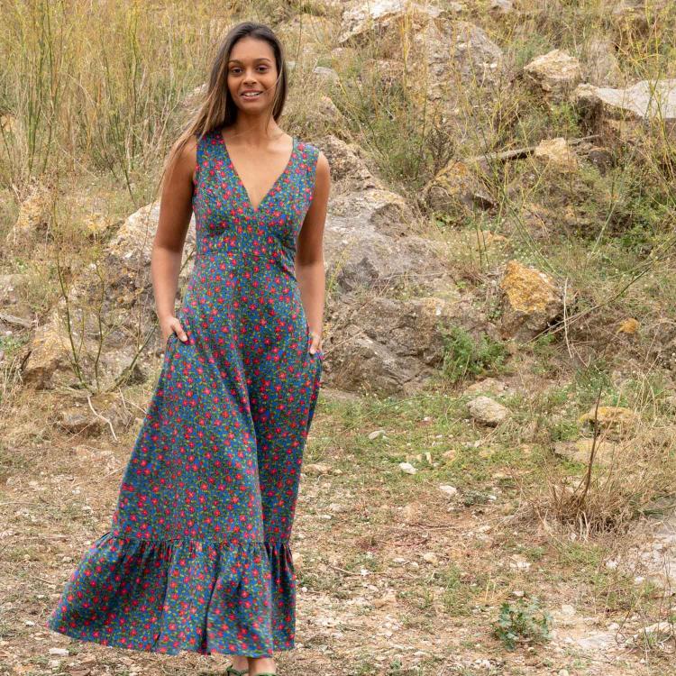 Vestido MIRANDA largo Sandy
