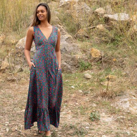 Vestido MIRANDA largo Sandy