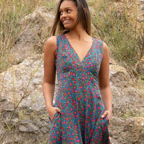Vestido MIRANDA largo Sandy