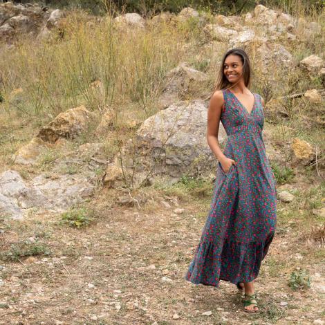 Vestido MIRANDA largo Sandy