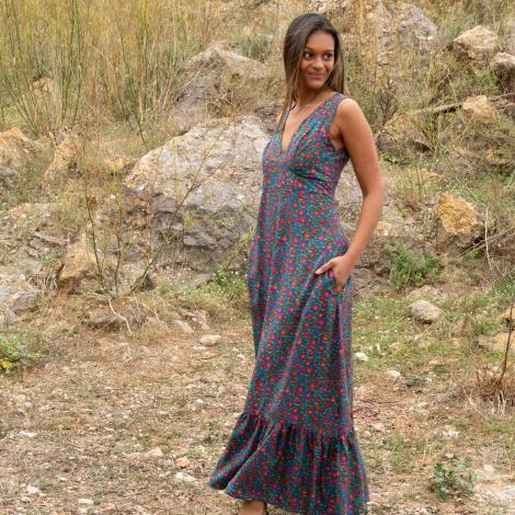 Vestido MIRANDA largo Sandy