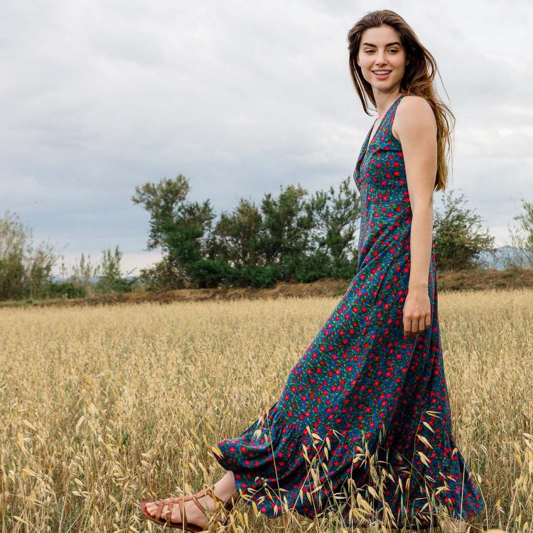 Vestido MIRANDA largo Sandy