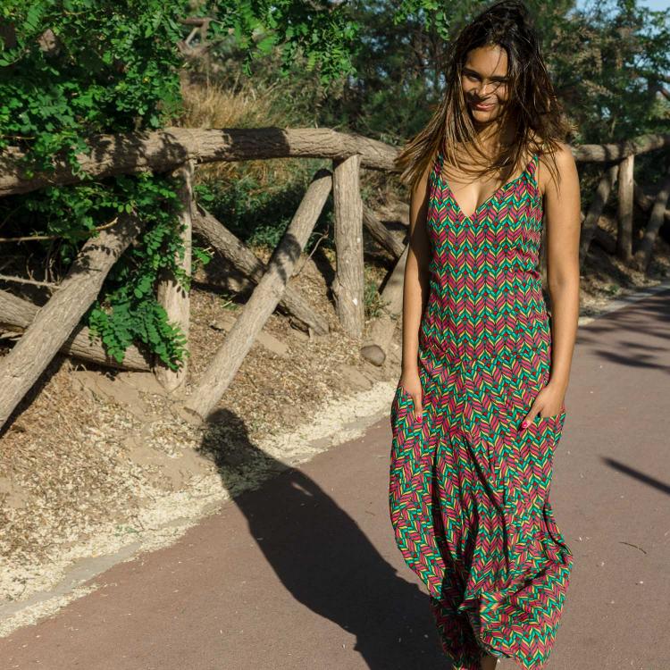 Vestido FUNKY Wheat