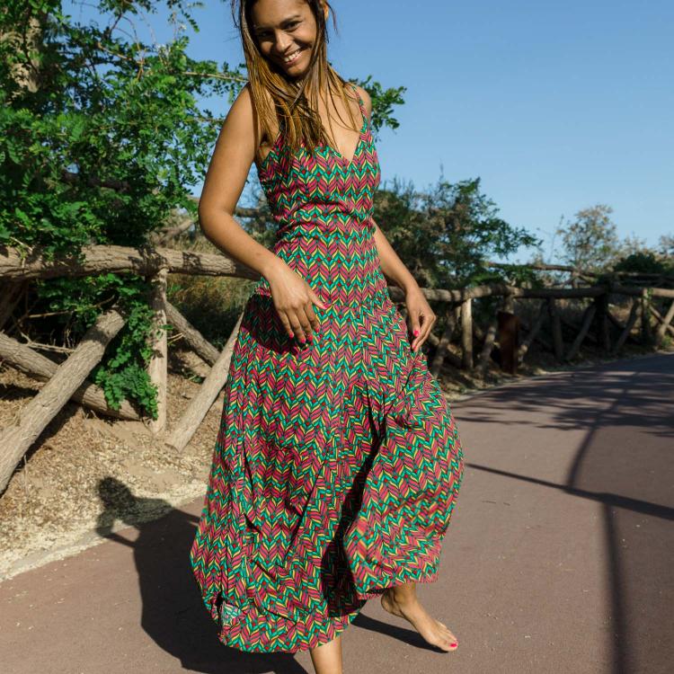Vestido FUNKY Wheat