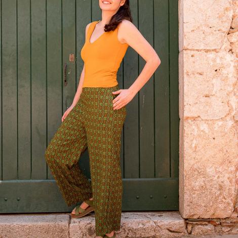 PANTALON MARTINA tavi verde