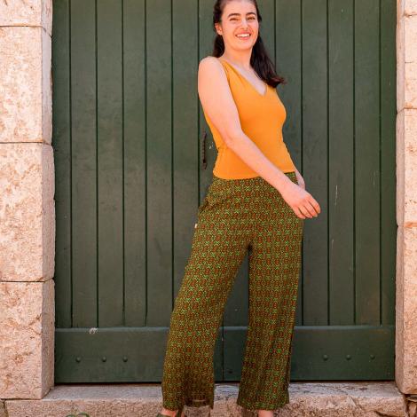 PANTALON MARTINA tavi verde