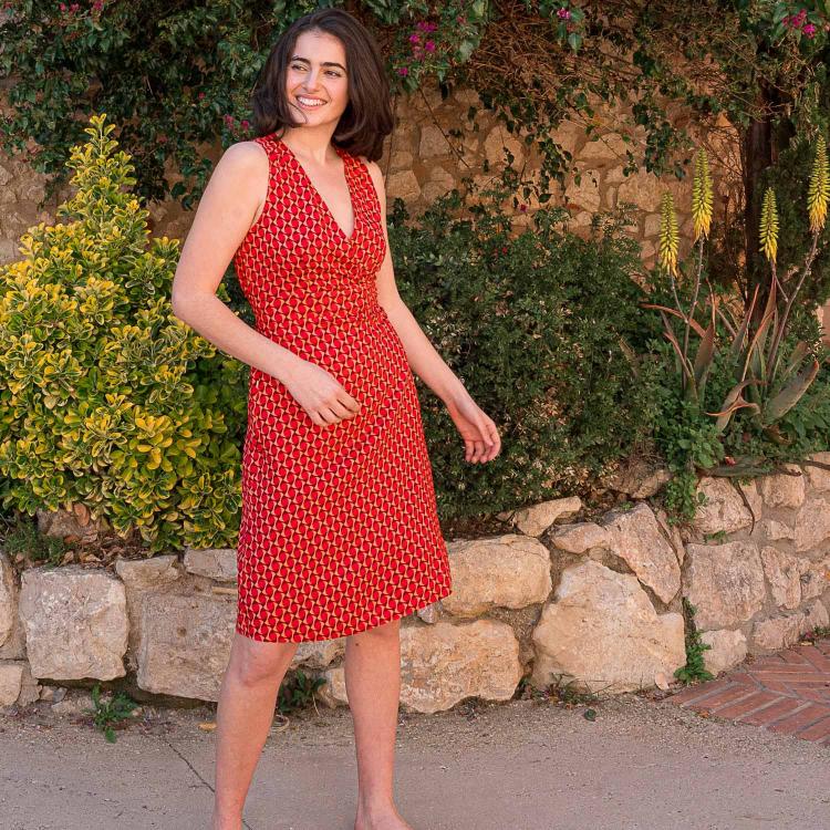 VESTIDO MAVI raw rojo