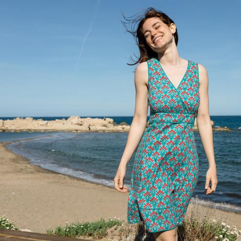 Vestido LAXMI Holly turquesa