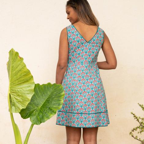 Vestido LAXMI Holly turquesa