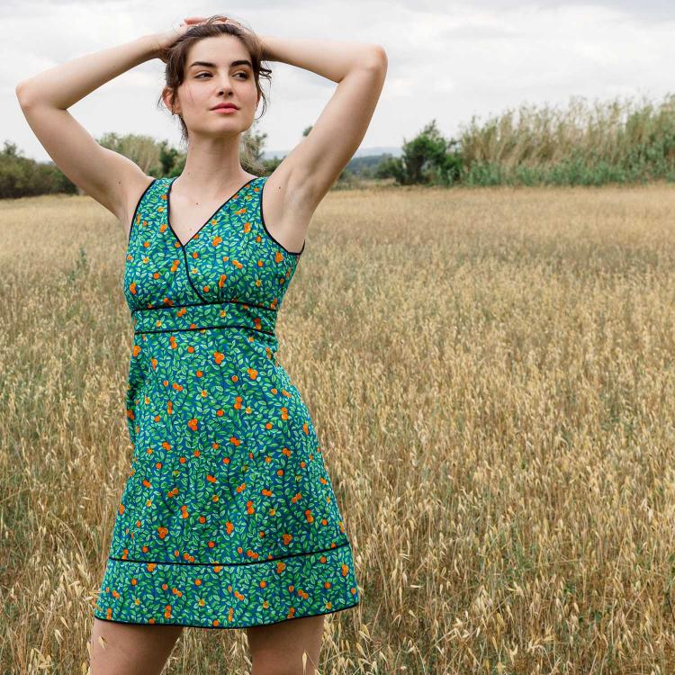 Vestido LAXMI Fruit azul