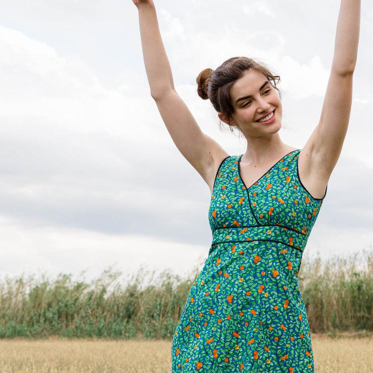 Vestido LAXMI Fruit azul
