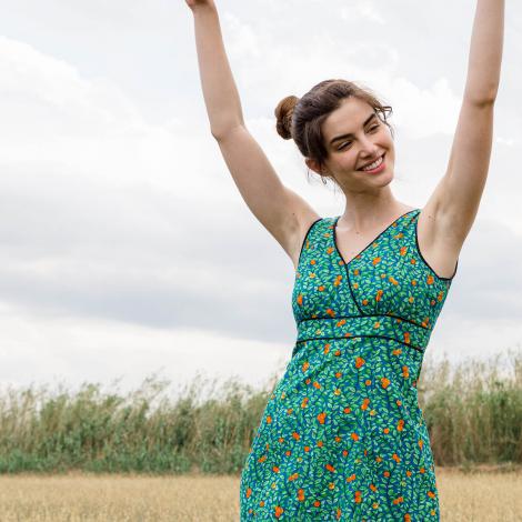 Vestido LAXMI Fruit azul