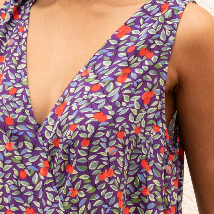 Top LENNY Fruit morado