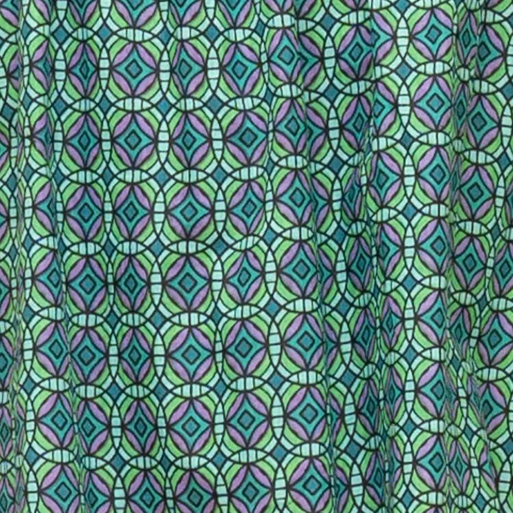 FALDA CUT CORTA GREEN MANDALA