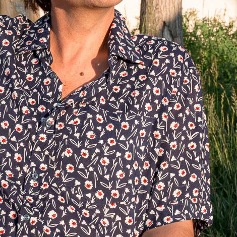 CAMISA LUKA m/c rayón flow