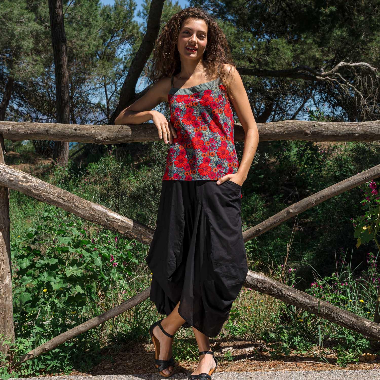 falda SANSA lisa -varios colores-