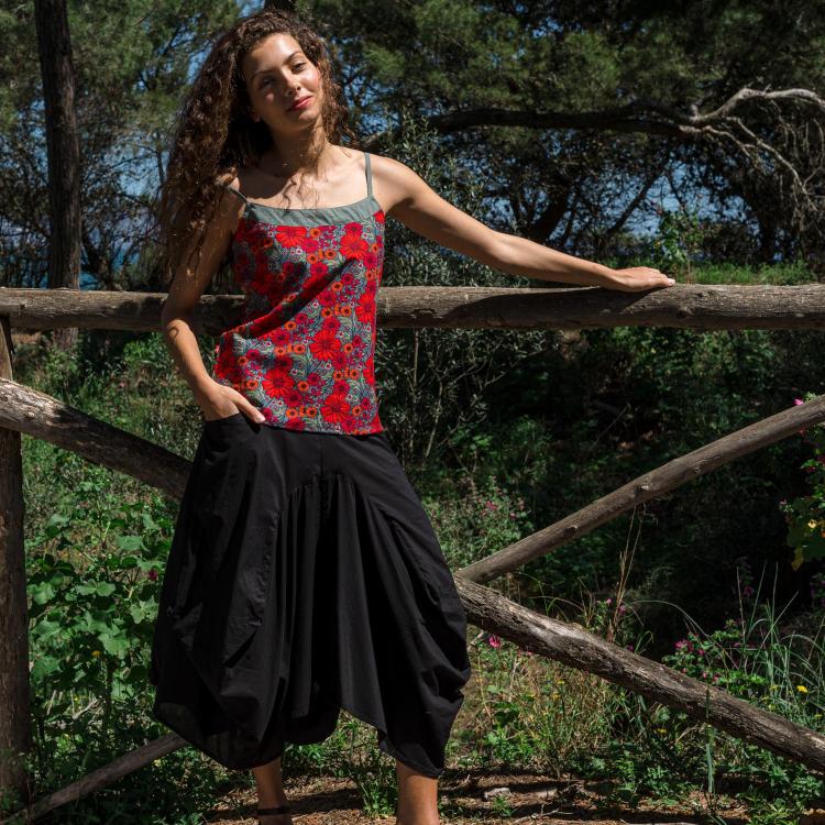 falda SANSA lisa -varios colores-
