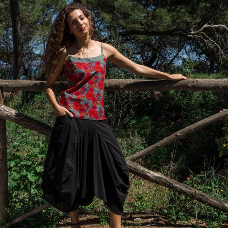 falda SANSA lisa -varios colores-