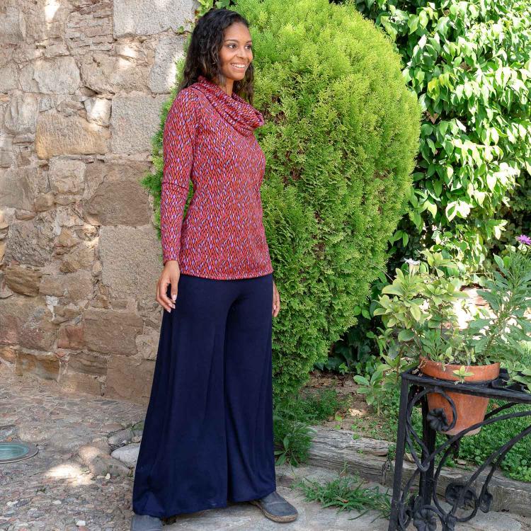 PANTALON YETI liso VISCOSA varios colores