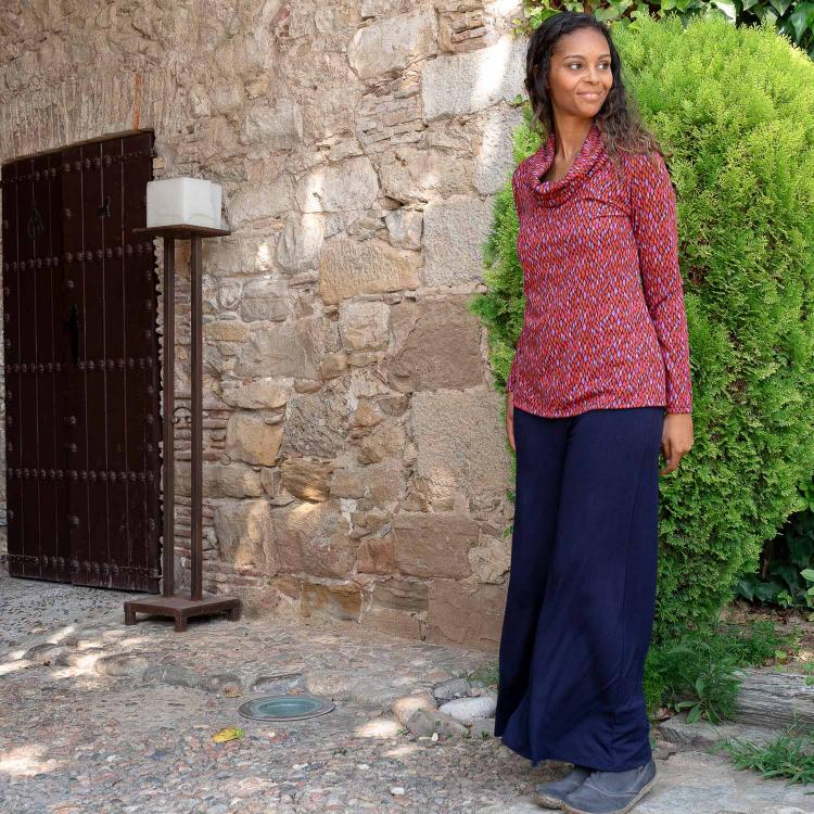 PANTALON YETI liso VISCOSA varios colores