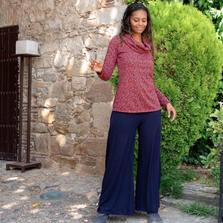 PANTALON YETI liso VISCOSA varios colores