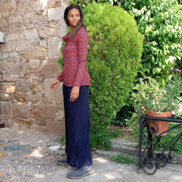 PANTALON YETI liso VISCOSA varios colores