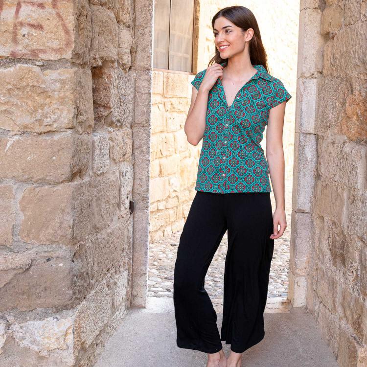 PANTALON YETI liso VISCOSA varios colores