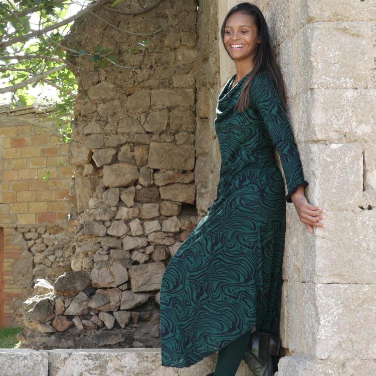 VESTIDO SATURN kenia verde