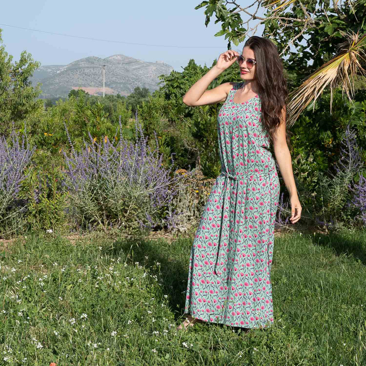 VESTIDO MARTA largo talia