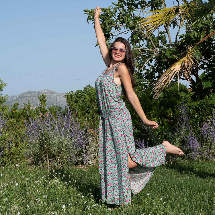 VESTIDO MARTA largo talia