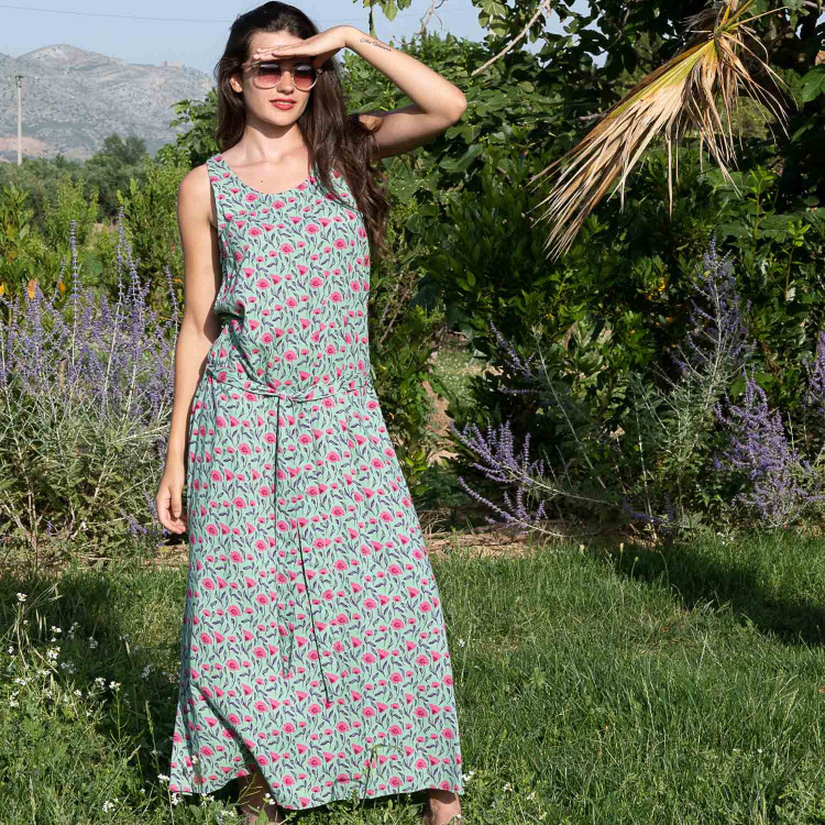 VESTIDO MARTA largo talia