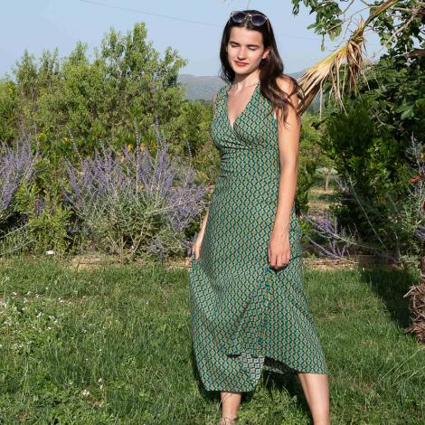 VESTIDO BLAI largo scat