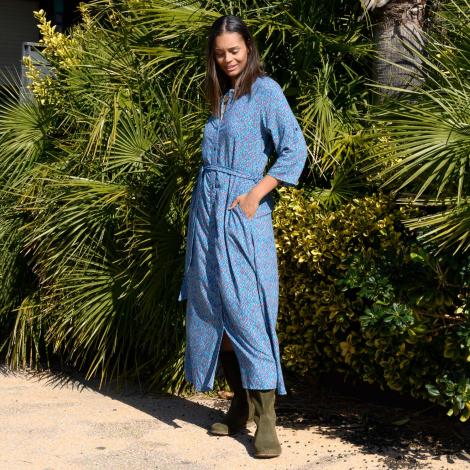 VESTIDO MARGARET mital blue