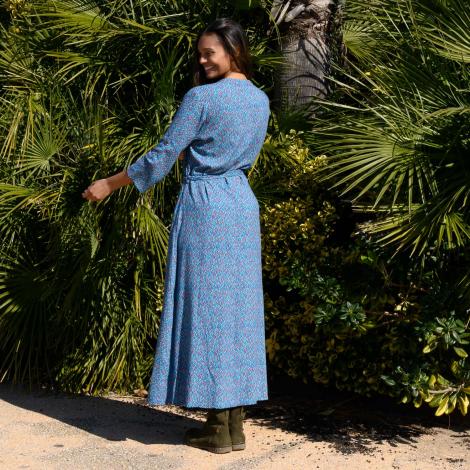 VESTIDO MARGARET mital blue