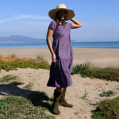 VESTIDO LION mital purple