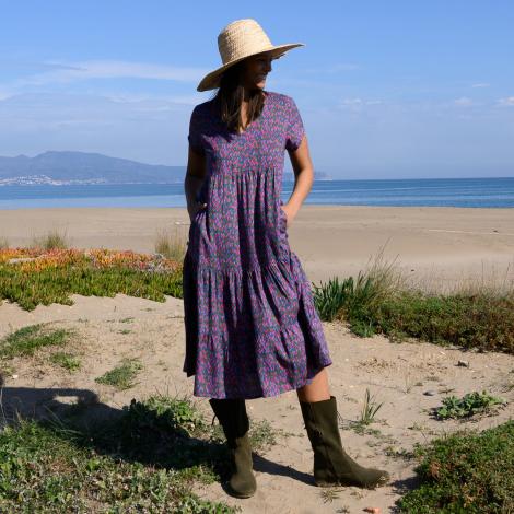 VESTIDO LION mital purple