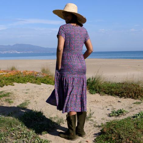 VESTIDO LION mital purple