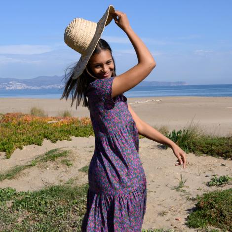 VESTIDO LION mital purple