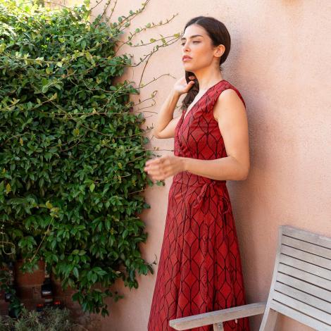 VESTIDO AMAYA organic cotton CONGO