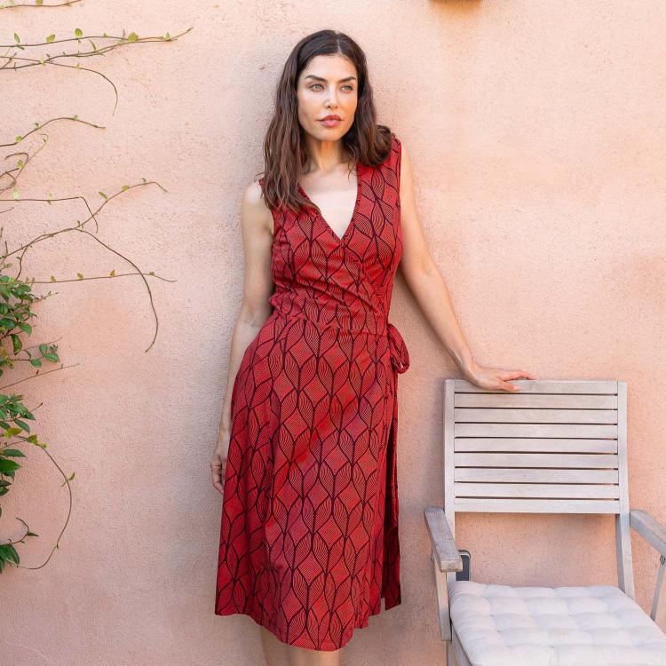VESTIDO AMAYA organic cotton CONGO